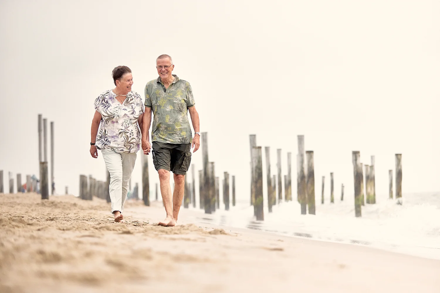 familie fotoshoot op het strand