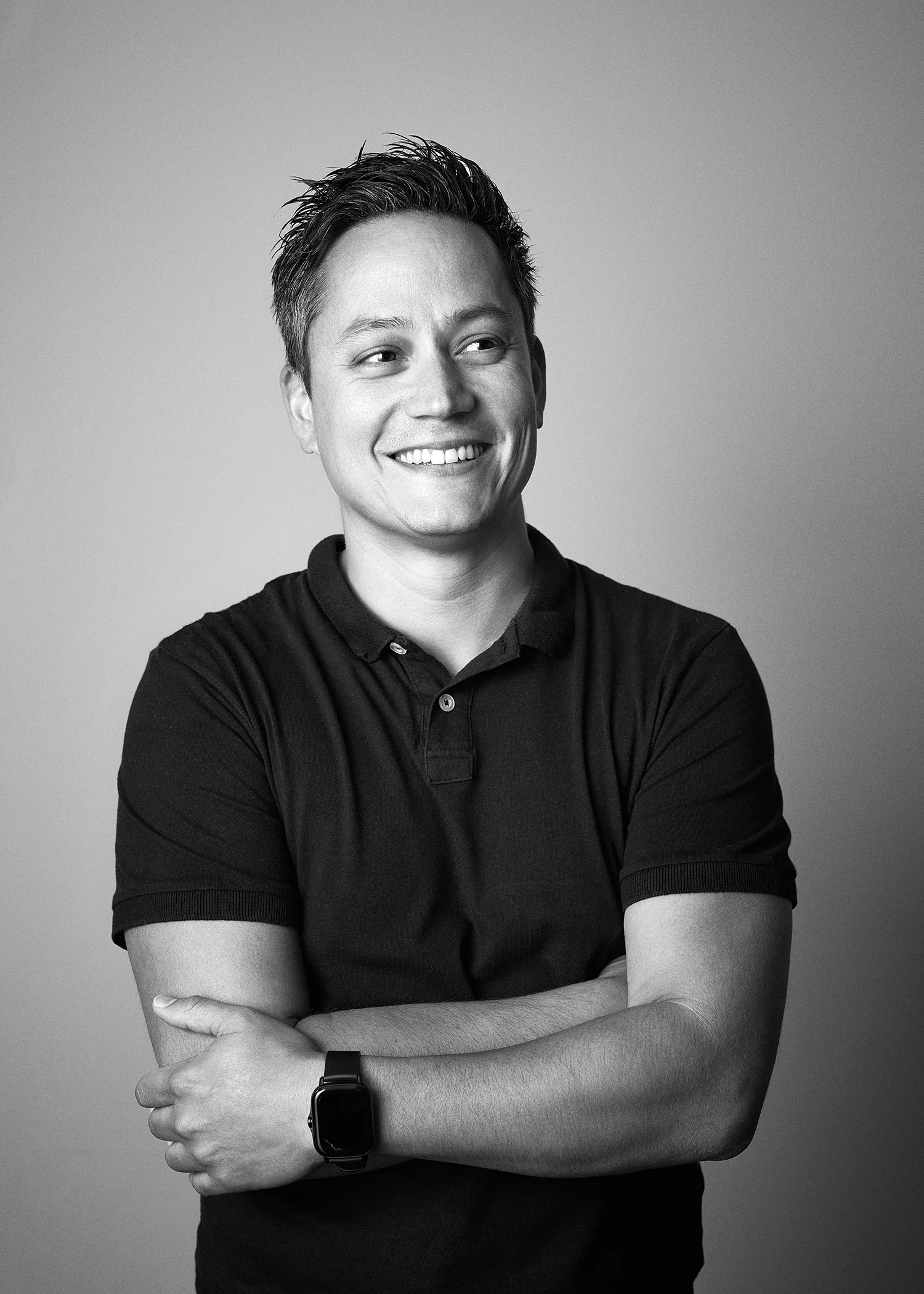 Zakelijk portret in wit zwart