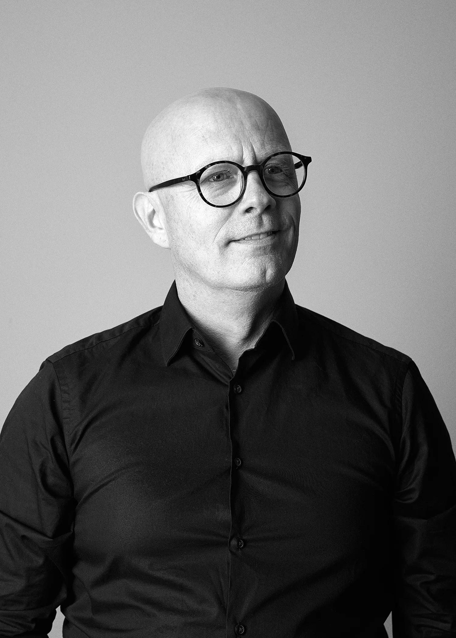 Zakelijk portret in wit zwart