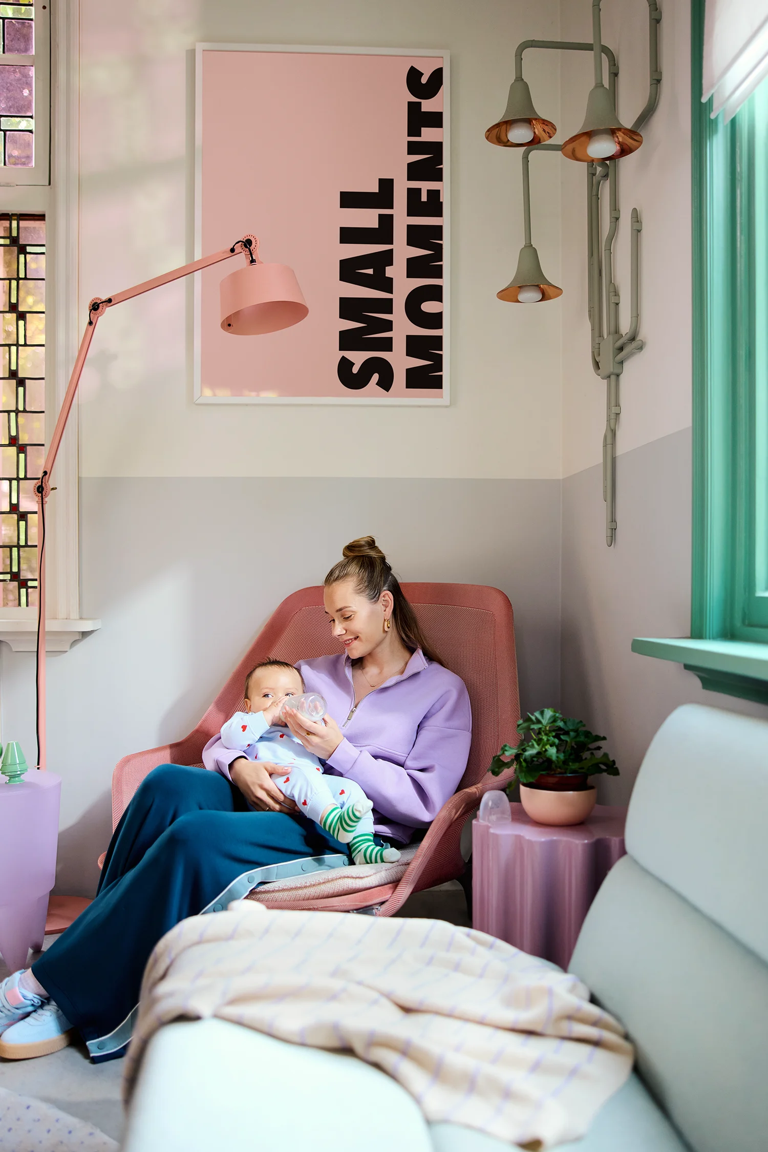 Zakelijke fotografie waarbij merk en mensen samenkomen
